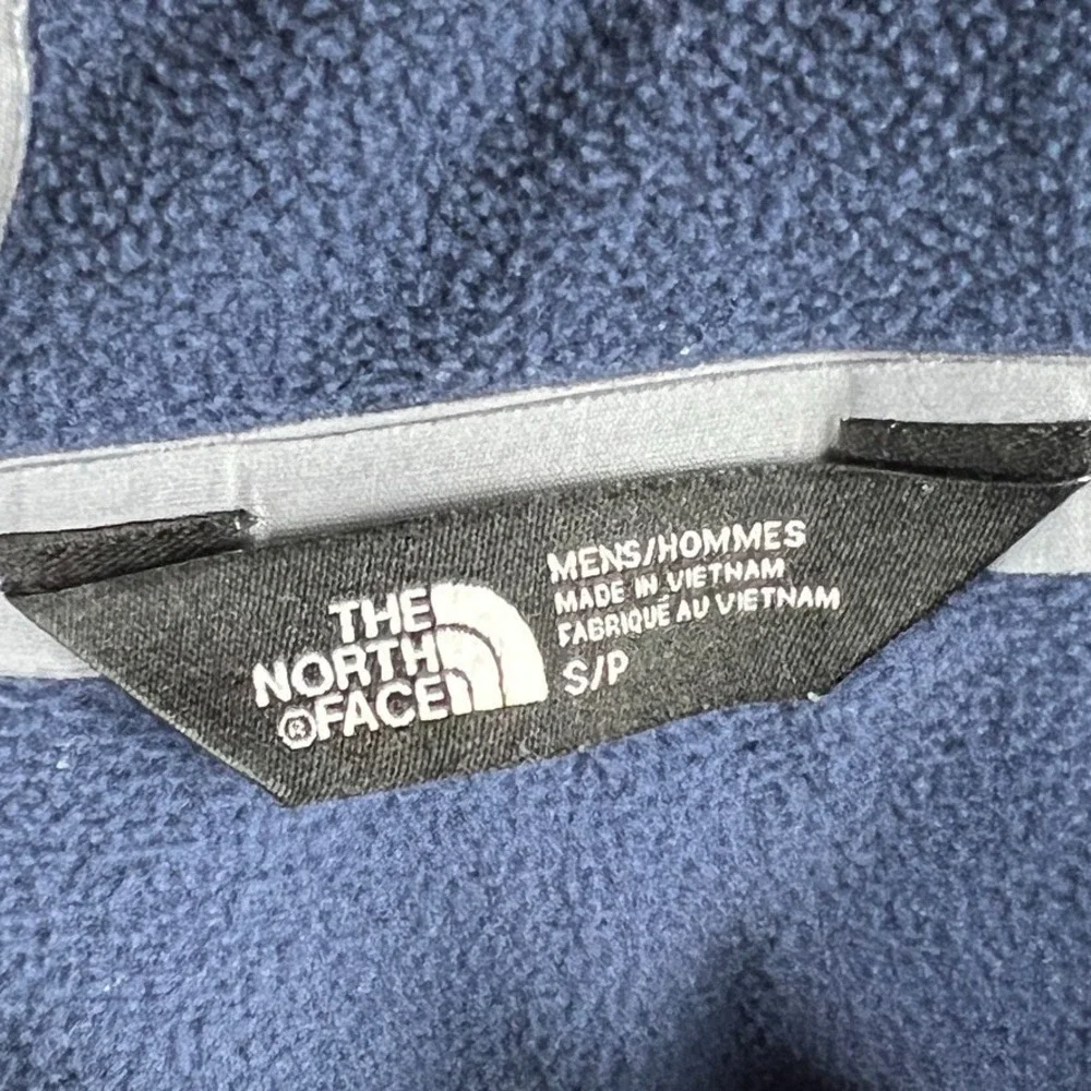The North Face Men's Small Tekno Pullover Hoodie Jacket Navy‎ Blue (stain/wear)